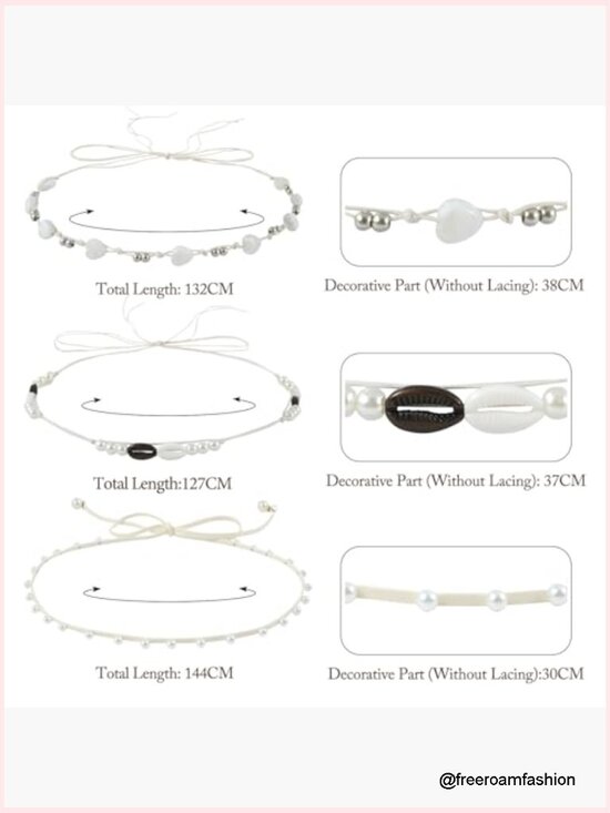 Handmade Faux Pearl Beaded Western Hat Band, Cowgirl Hat Belt, Hat Strap main image 4
